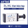 3L310-10 Van kéo (rút) tay khí nén Airtac (3L310, 3 cửa 2 vị trí - 3/2)