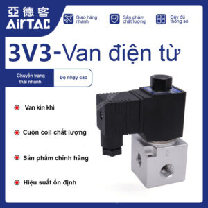 3V308 NC Van điện từ khí nén Airtac (3V308 NC, ba cửa hai vị trí - 3/2)
