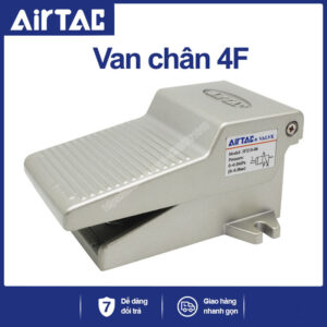 4F210-08 Van đạp chân khí nén Airtac (4F21008 5 cửa 2 vị trí - 5/2)