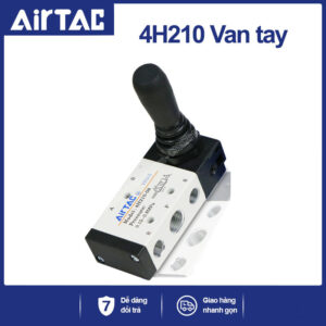 4H210-06 Van gạt tay khí nén Airtac (4H210, 5 cửa 2 vị trí - 5/2)
