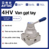 4HV210-06 Van gạt tay khí nén Airtac (4HV21006 5 cửa 2 vị trí - 5/2)