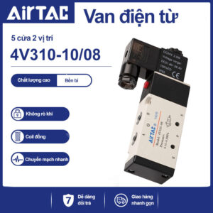 4V310-08 Van điện từ khí nén Airtac (4V310-08 Năm cửa hai vị trí - 5/2)