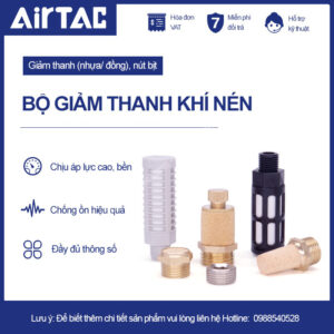 BSL-01 Giảm thanh khí nén Airtac (BSL-01 chất liệu đồng)