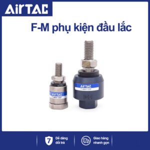 Đầu lắc phụ kiện xi lanh Airtac (F-M8X125F  - Floating Joint cho xi lanh phi ϕ 20)