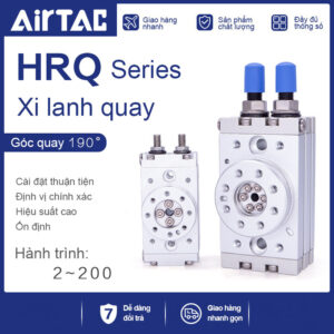 HRQ 10  Xi lanh xoay - bàn xoay Airtac (HRQB10)