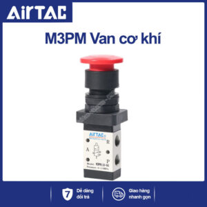 M3PM210-06 Van cơ khí khí nén Airtac (M3PM21006 ba cửa hai vị trí - 3/2)