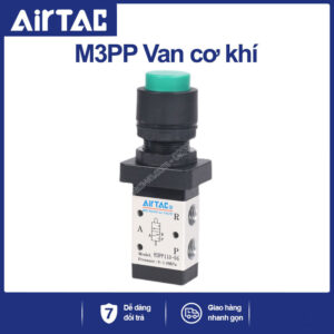 M3PP210-06 Van cơ khí khí nén Airtac (M3PP21006 ba cửa hai vị trí - 3/2)