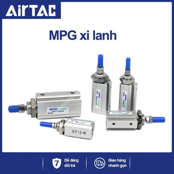 MPG20X20S Xi lanh compact Airtac (MPG20-20S)