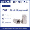 PCF06 M8 Nối nhanh thẳng ren trong Airtac (PCF06-M8 Màu trắng)