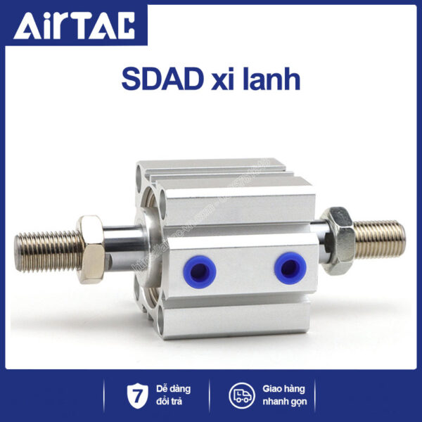 SDAD100X25S Xi lanh compact Airtac (SDAD100-25S)