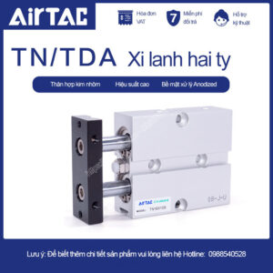 TN10X10 Xi lanh dẫn hướng 2 ty TN - TDA Airtac (TN10-10)