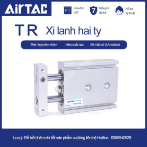 TR10X10 Xi lanh dẫn hướng 2 ty TR Airtac (TR10-10)