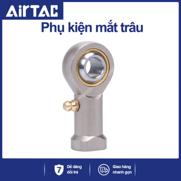Mắt trâu phụ kiện xi lanh Airtac (F-M8X125U  - Universal Joint cho xi lanh phi ϕ 20)