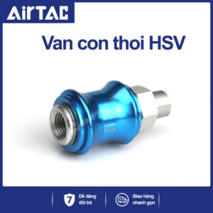 HSV25 SF Van con thoi khí nén Airtac (HSV25 SF 2 đầu ren trong - ngoài)